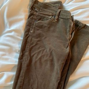 Citizen of humanity mid rise cord